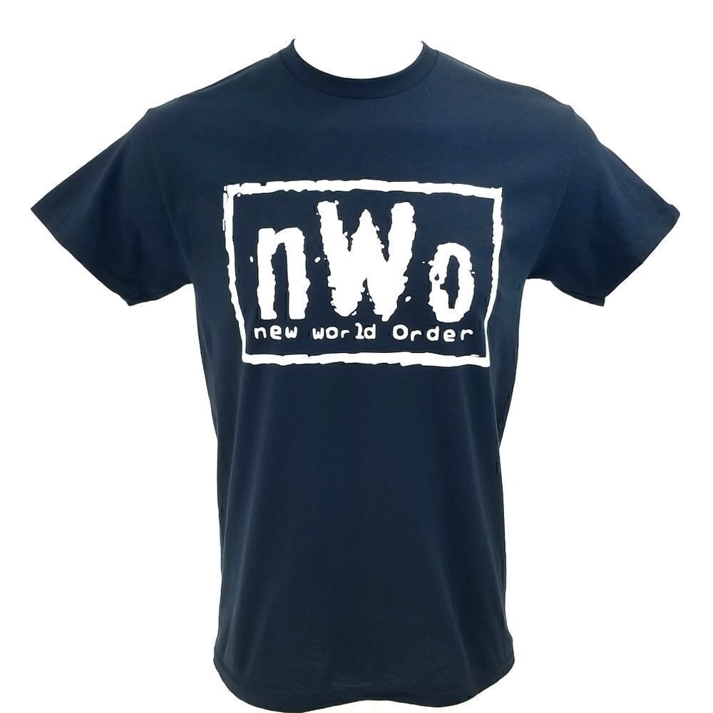 NWO "New World Order" Wolf Pack WCW WWE ECW Retro Logo Wrestling Tee. - rap tee